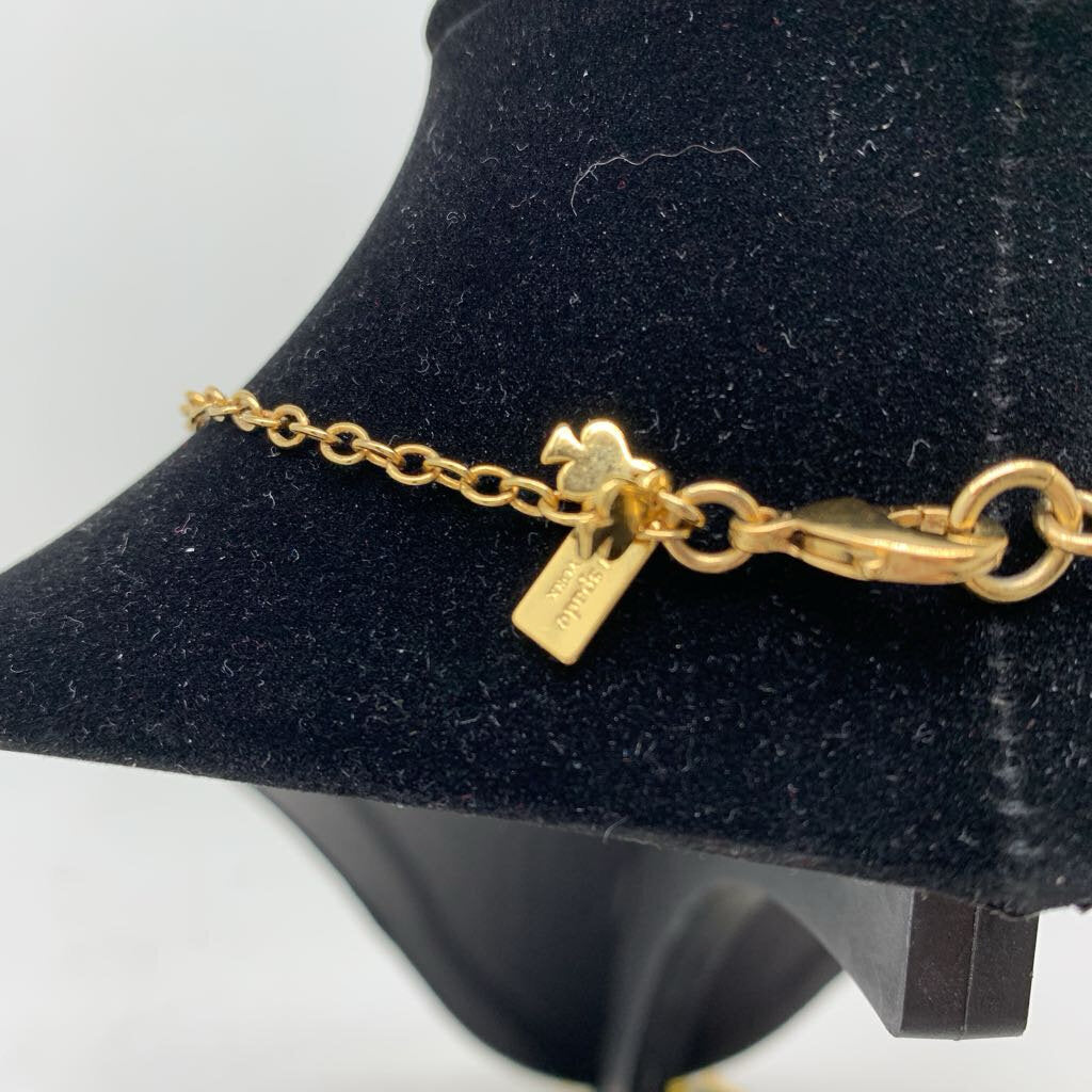 Kate Spade Necklace Emerald/Gold