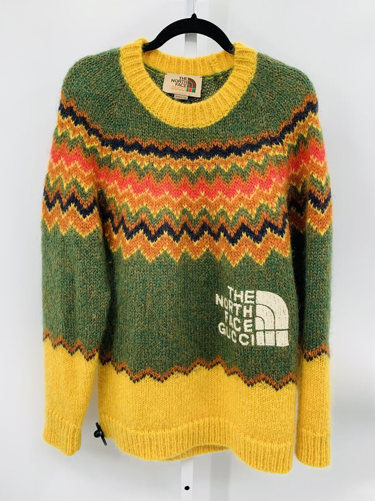 Gucci: The North Face Sweater Green M