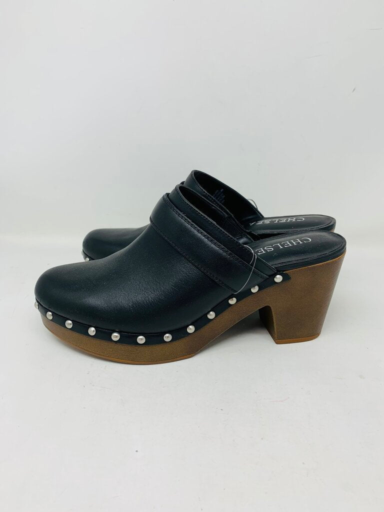 Chelsea & Violet Clogs Black 10