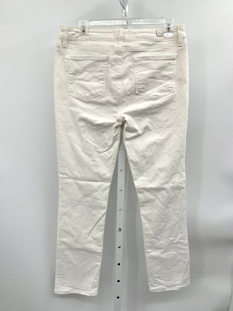 Paige Jeans Straight White 12