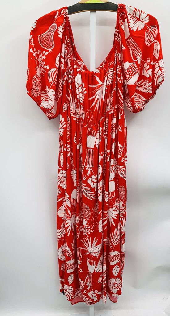 Eloquii Maxi Dress Plus Red 20