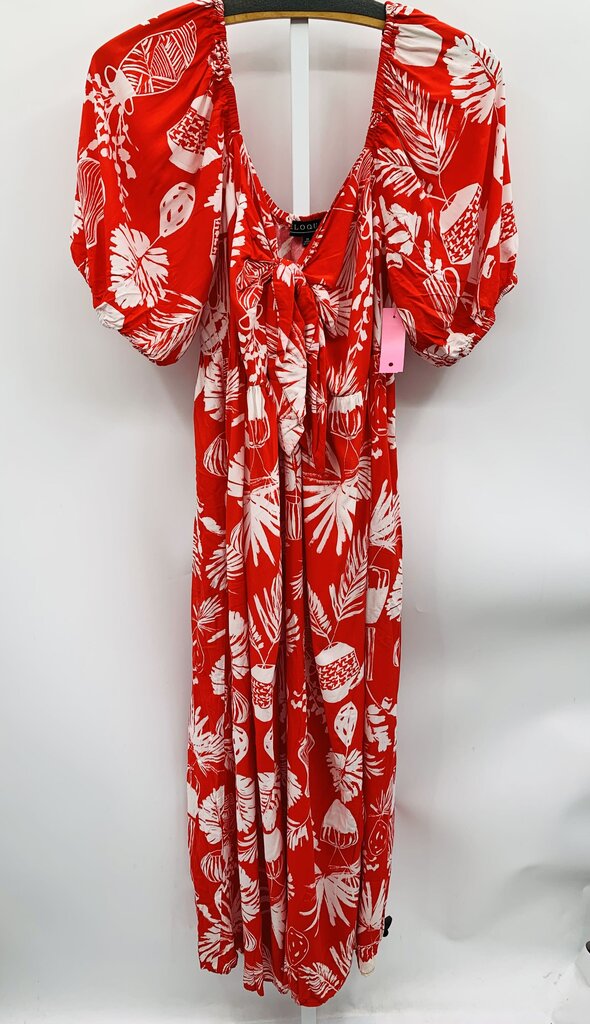 Eloquii Maxi Dress Plus Red 20
