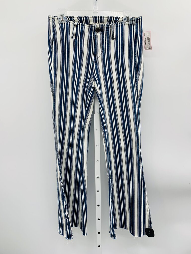 Free People Jeans Flare Navy 2