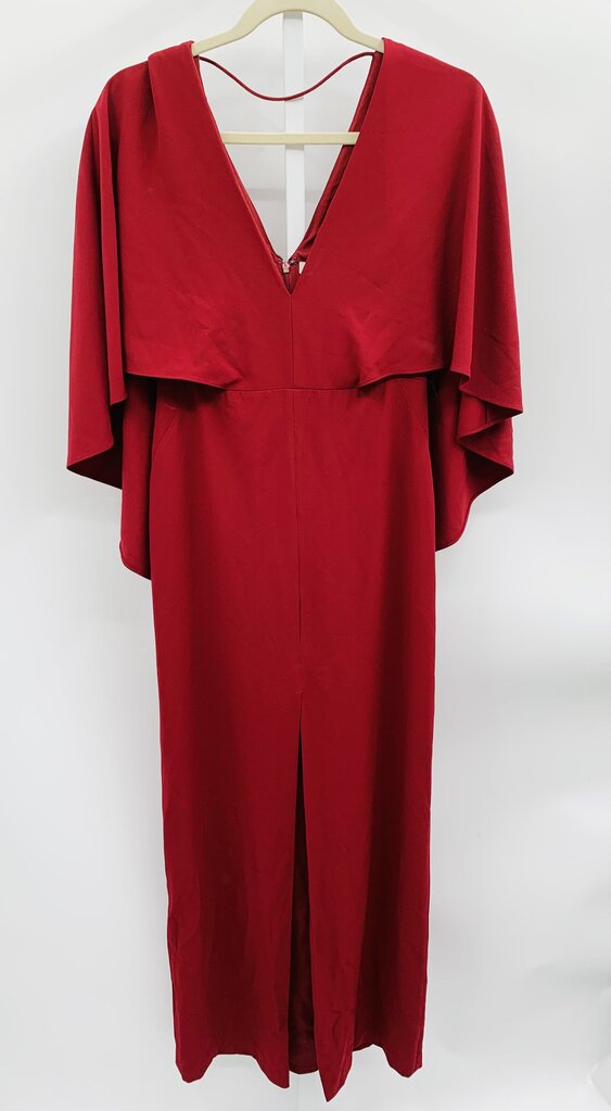 Halston Heritage Jumpsuit Burgundy 2