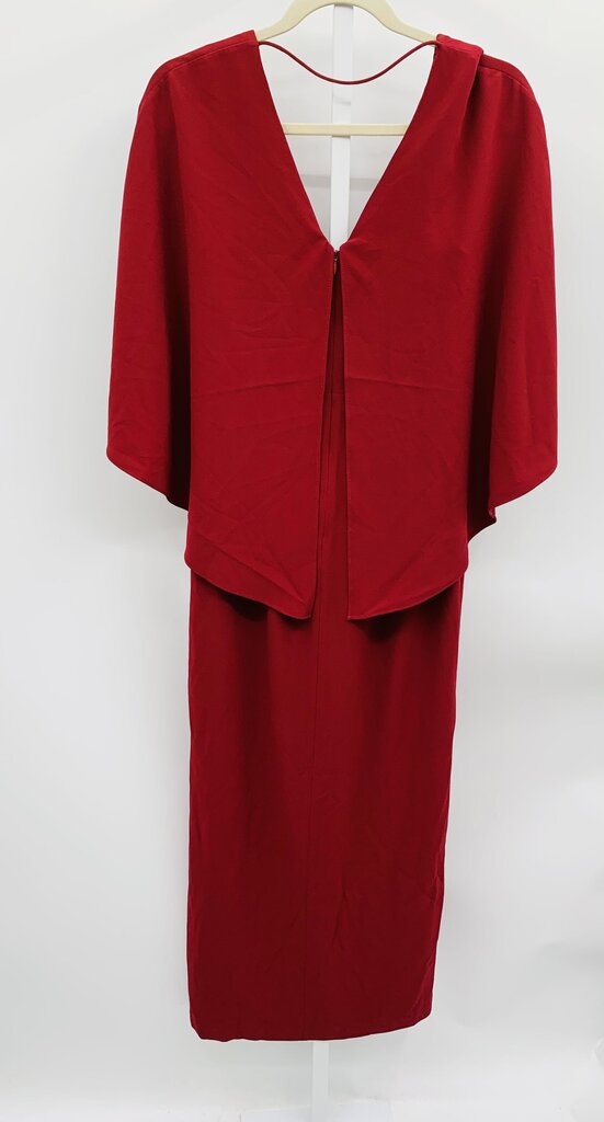 Halston Heritage Jumpsuit Burgundy 2