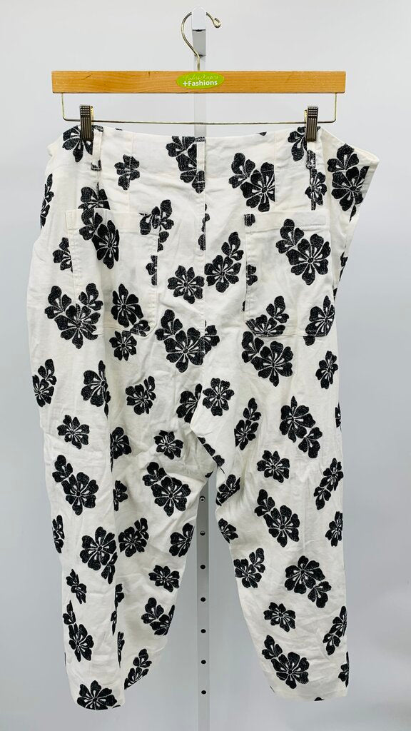 Maeve Pants Plus Wide Leg White 24W