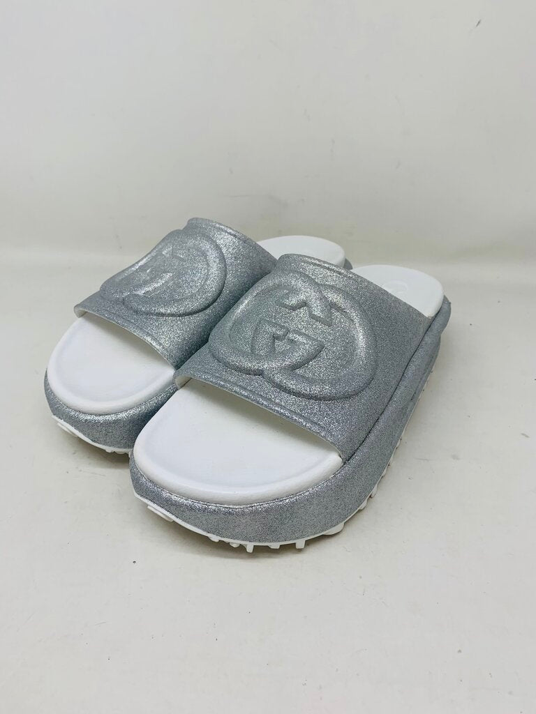 Gucci LUXURY SHOES Silver 6.5