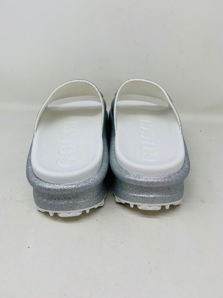 Gucci LUXURY SHOES Silver 6.5