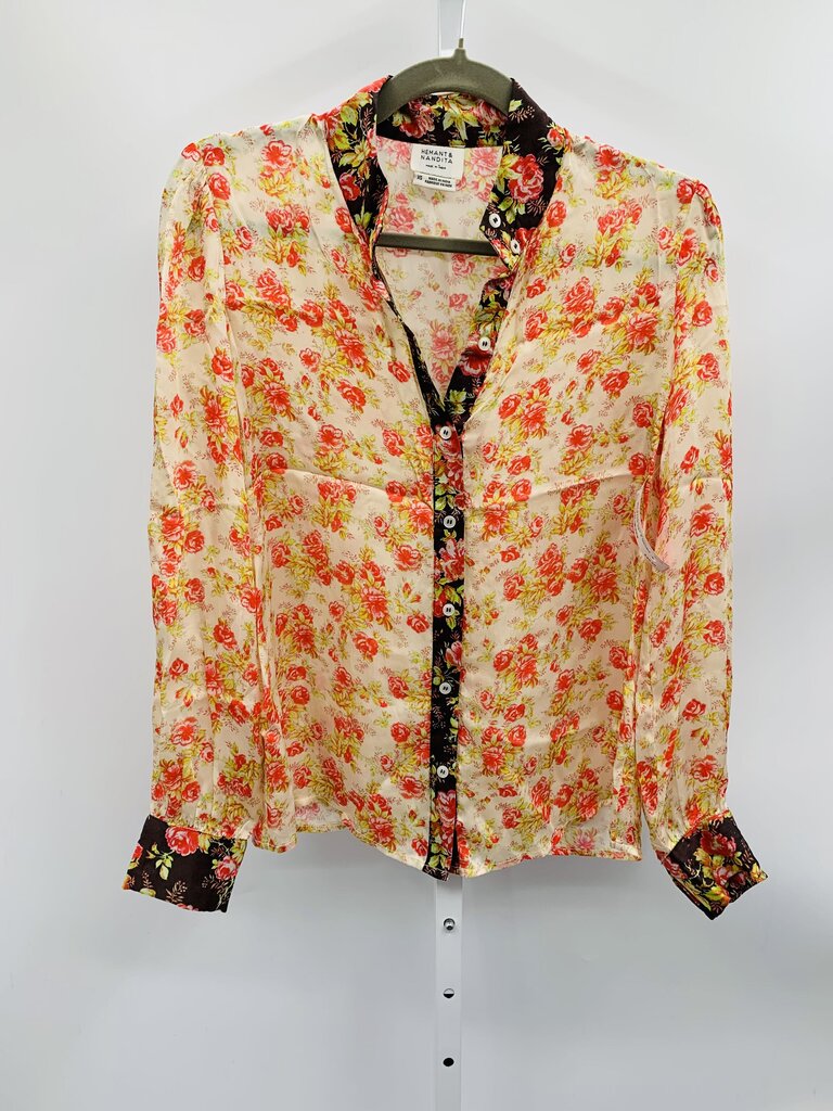 Hemant & Nandita Blouse Pink XS