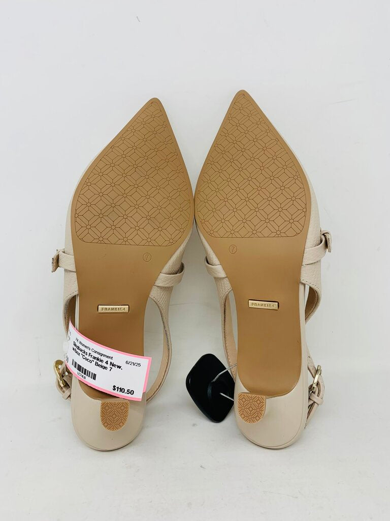 Frankie 4 Slingbacks Beige 7