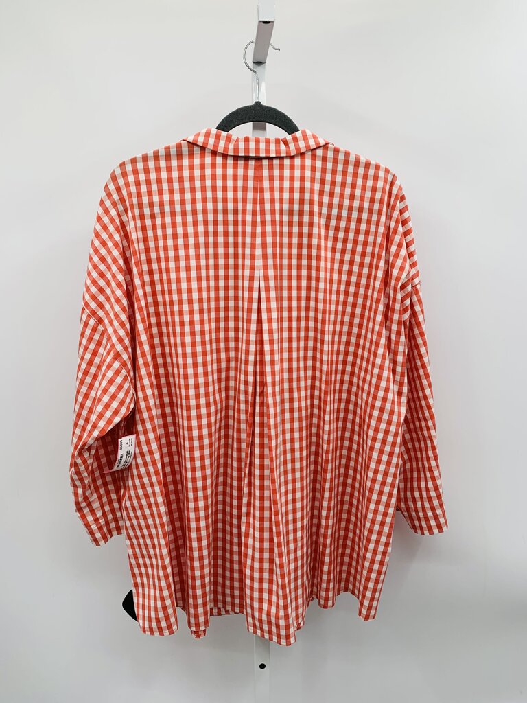 LaFayette 148 Shirt Plus Red XXL
