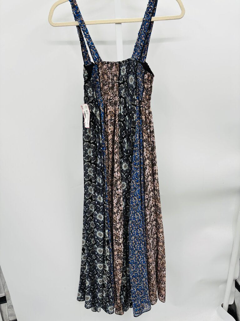 Free People Maxi Dress Blue XS
