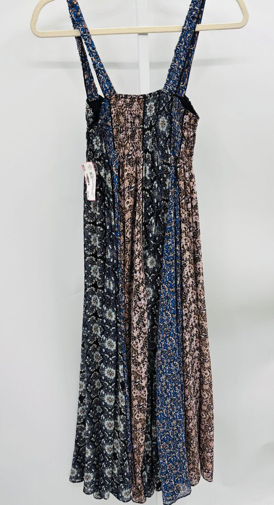 Free People Maxi Dress Blue XS