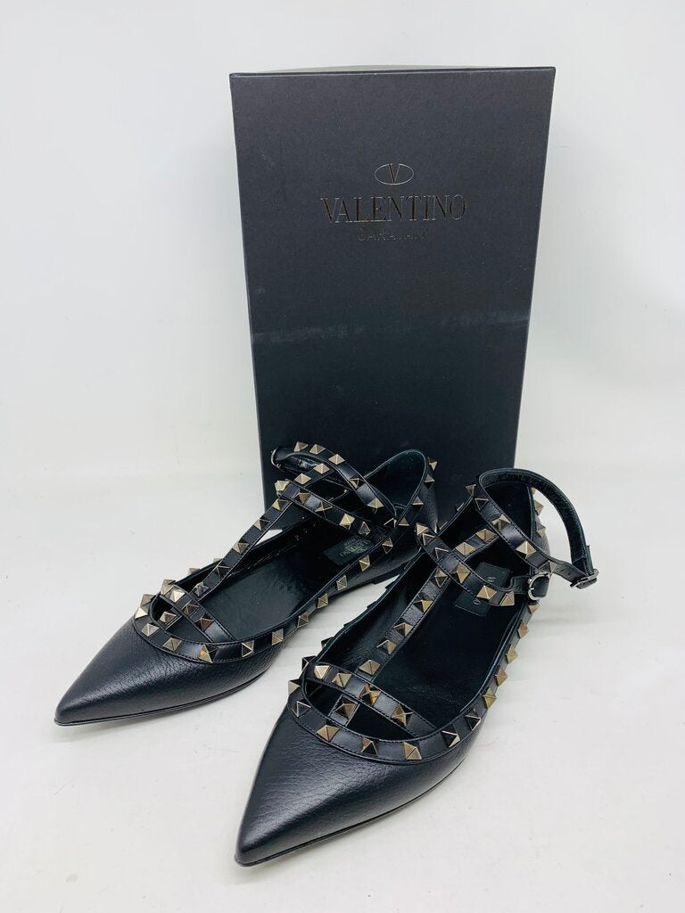 Valentino LUXURY SHOES Black 8.5