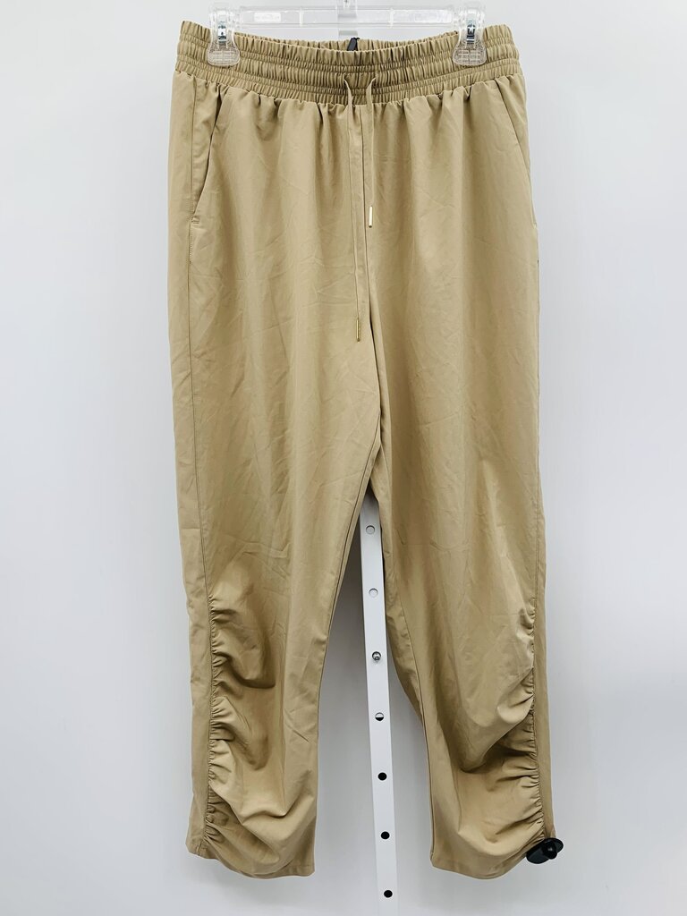 H Halston Pants Straight Khaki L