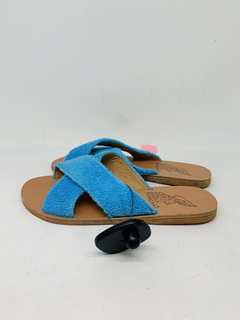 Ancient Greek Sandals Sandals Blue 7.5