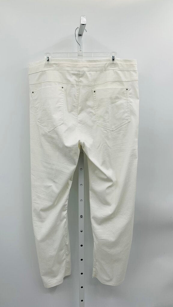 Alembika Pants Plus Straight Ivory 16-18