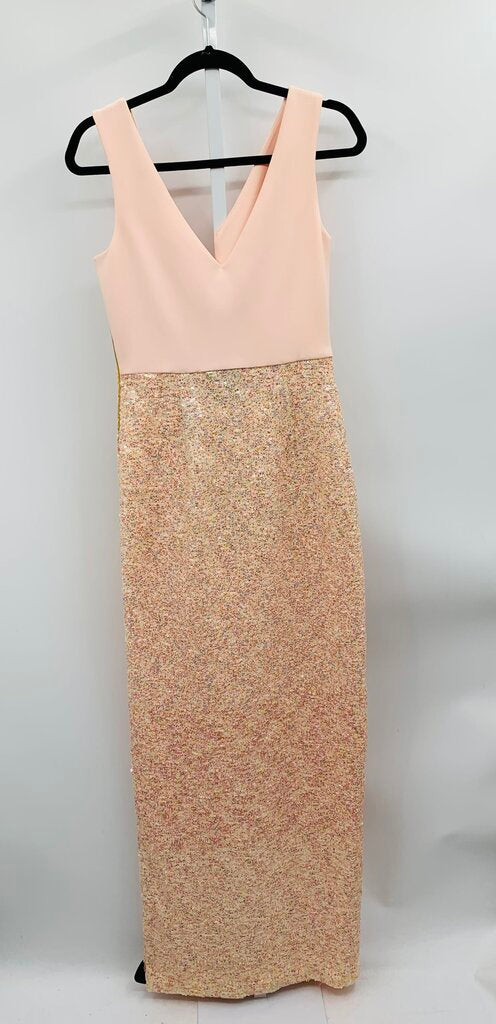 Black Halo Formal Dress Beige 8