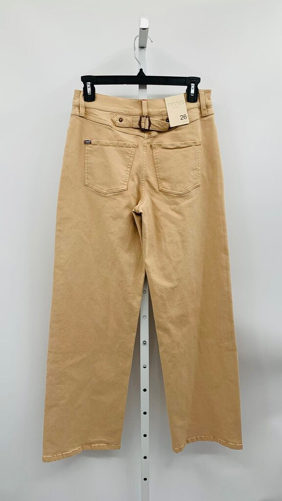 Alice + Olivia Jeans Straight Khaki 2