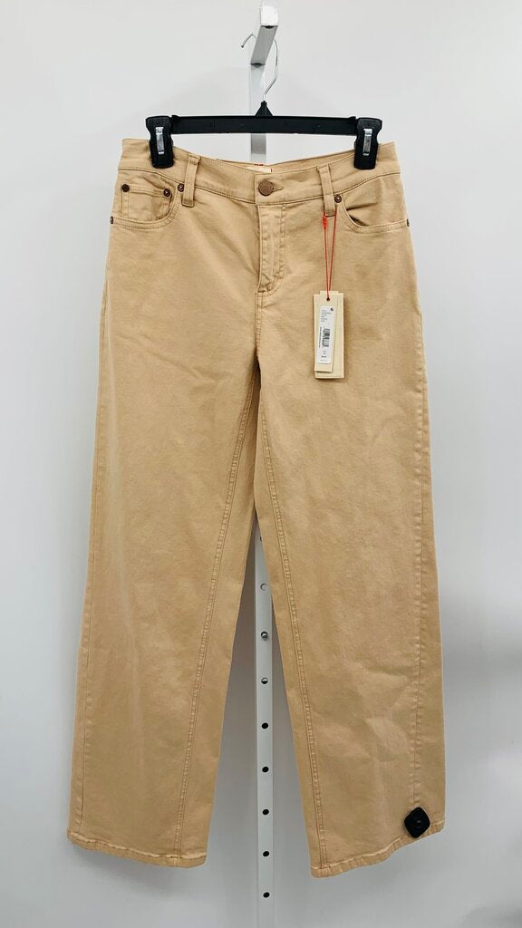 Alice + Olivia Jeans Straight Khaki 2