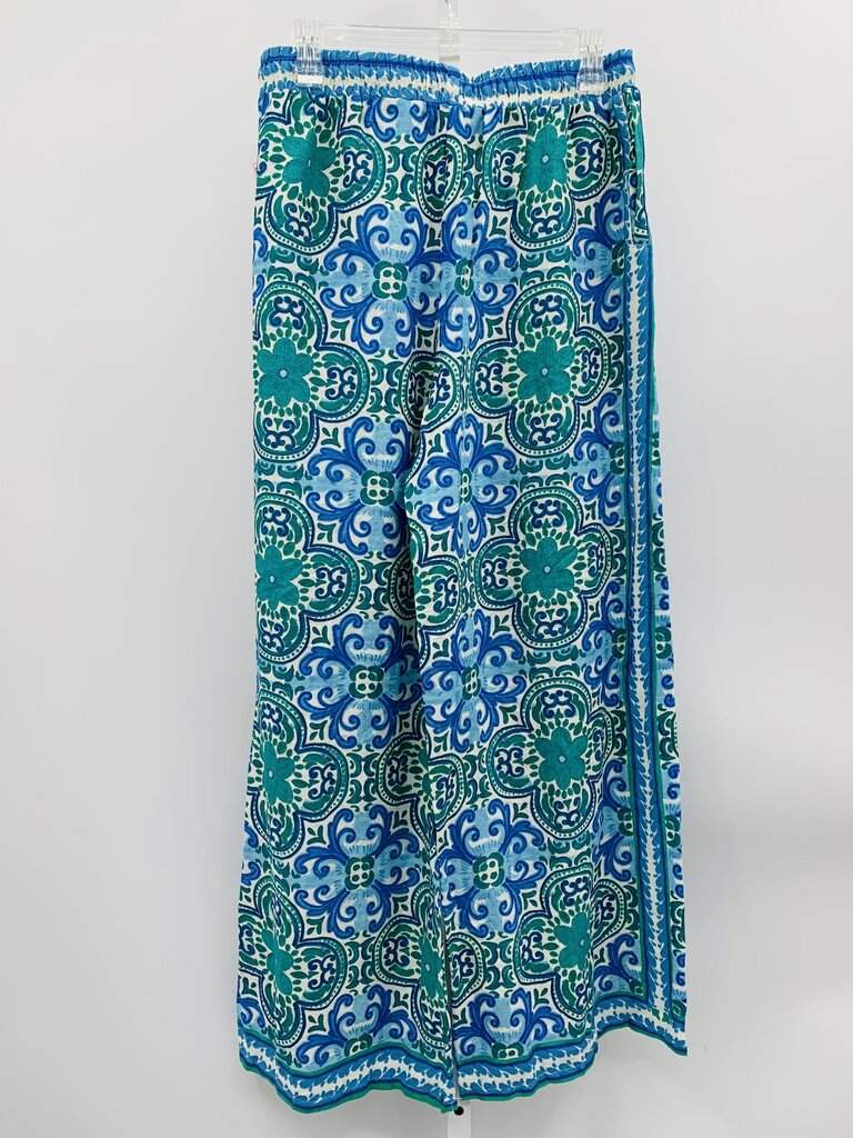 Rachel Zoe Pants Wide Leg Green S