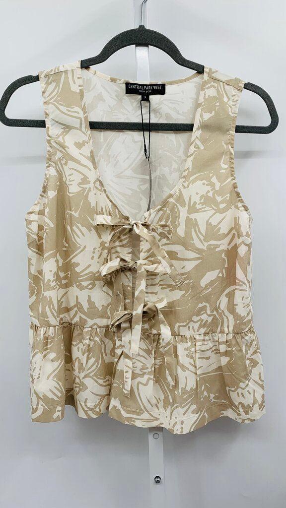 Central Park West Top Beige S