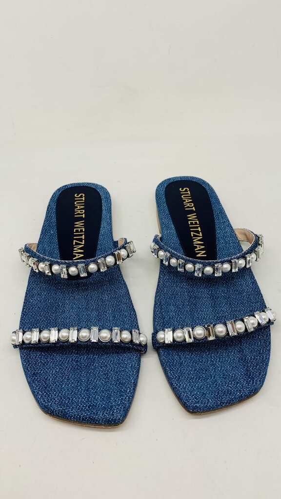 Stuart Weitzman Sandals Denim 7.5