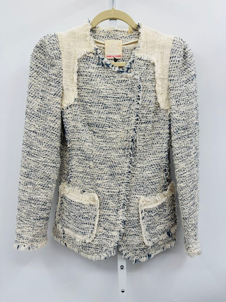 Rebecca Taylor Jacket Blue 0