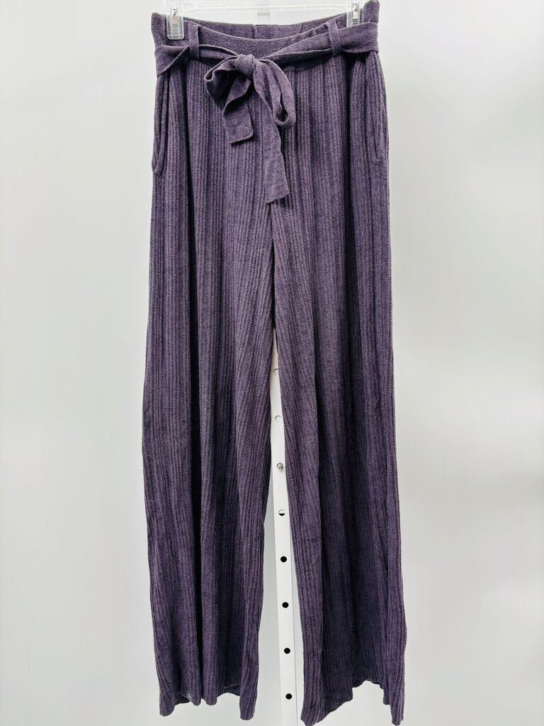 Barefoot Dreams Pants Wide Leg Purple M
