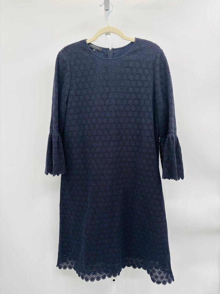 LaFayette 148 Dress Navy L