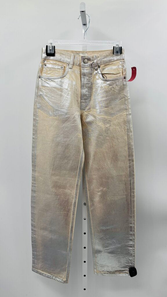 Zara Jeans Straight Silver