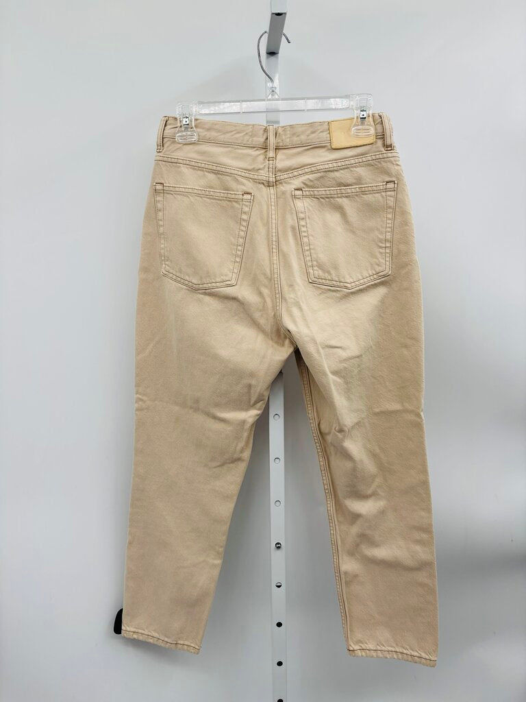 Everlane Jeans Straight Beige 4