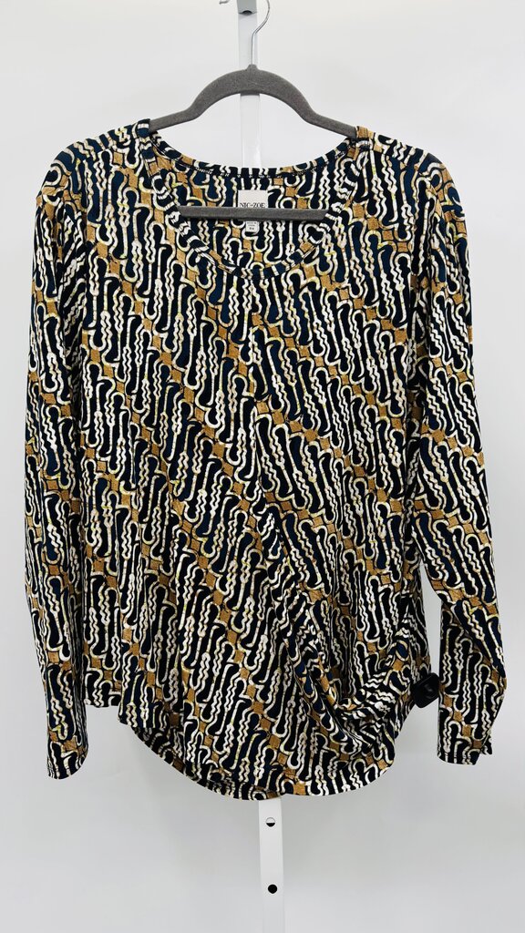 Nic + Zoe Top Plus Navy 3X