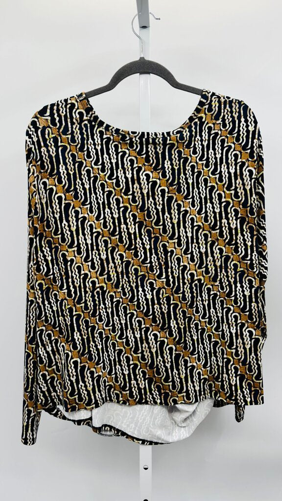 Nic + Zoe Top Plus Navy 3X