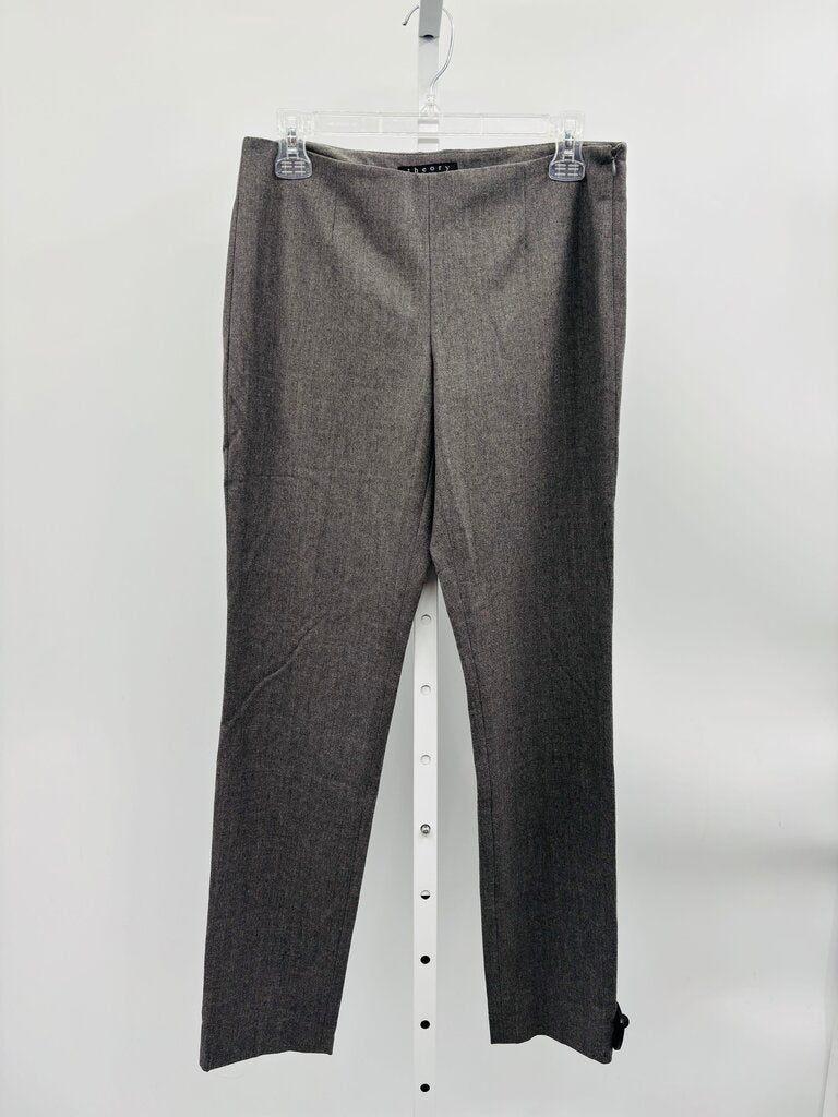 Theory Pants Straight Grey 4