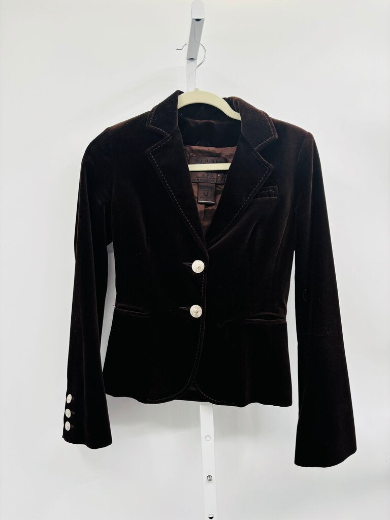 True Religion Blazer Brown XS