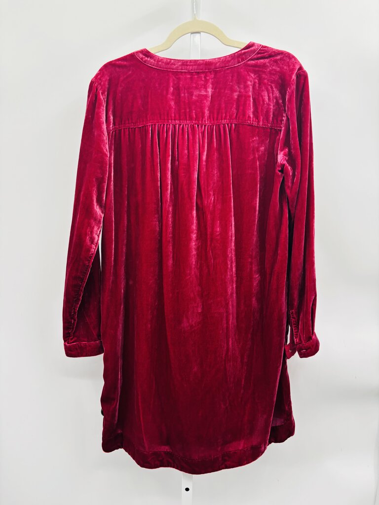 Anthropologie Dress Burgundy S