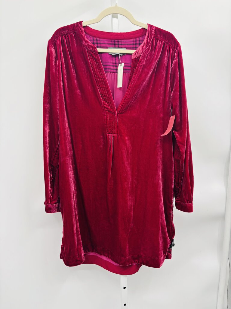 Anthropologie Dress Burgundy S