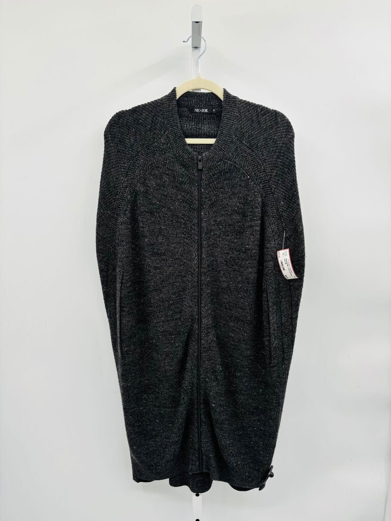 Nic + Zoe Poncho Grey M