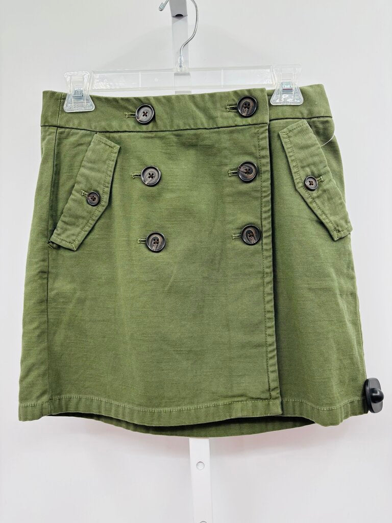 J. Crew Skirt Mini Green 2