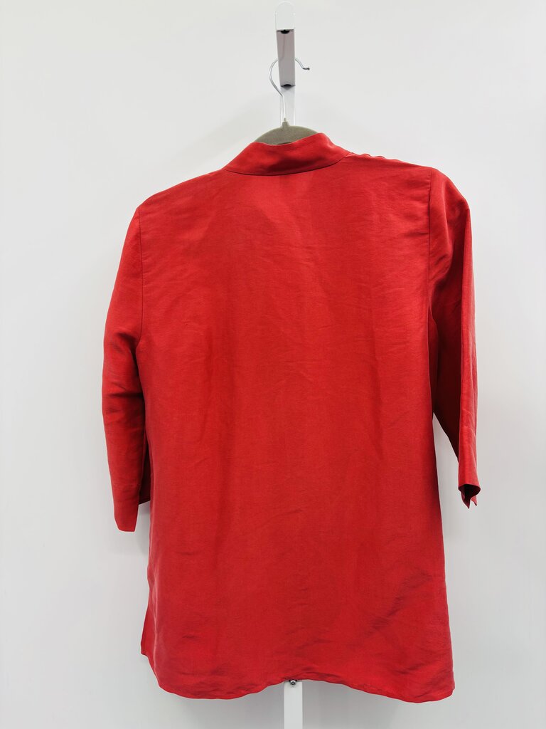 Eileen Fisher Blouse Red SP