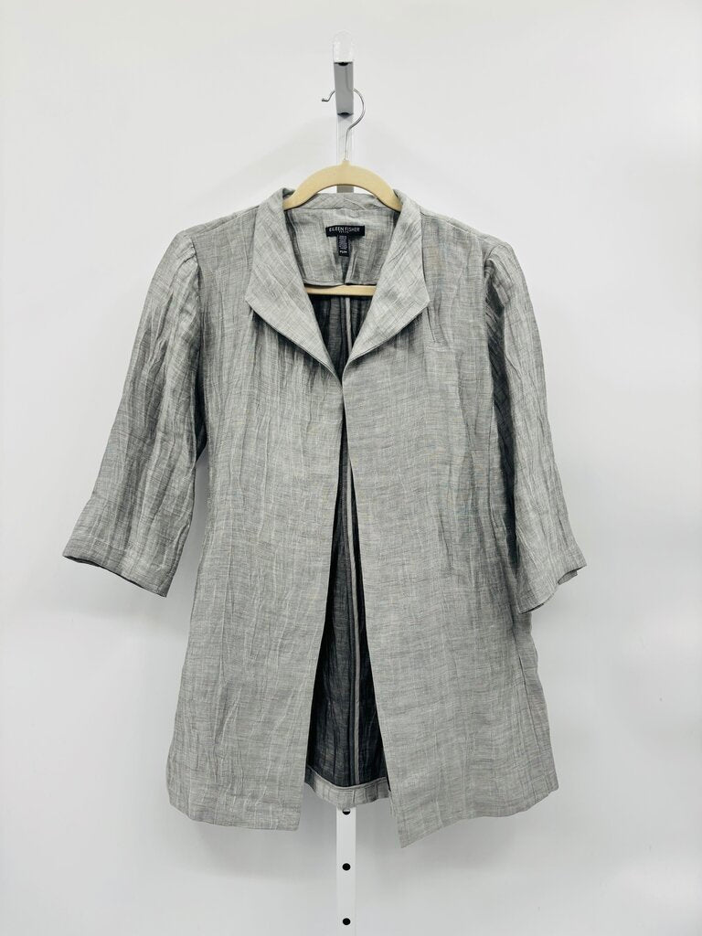 Eileen Fisher Coat Grey SP
