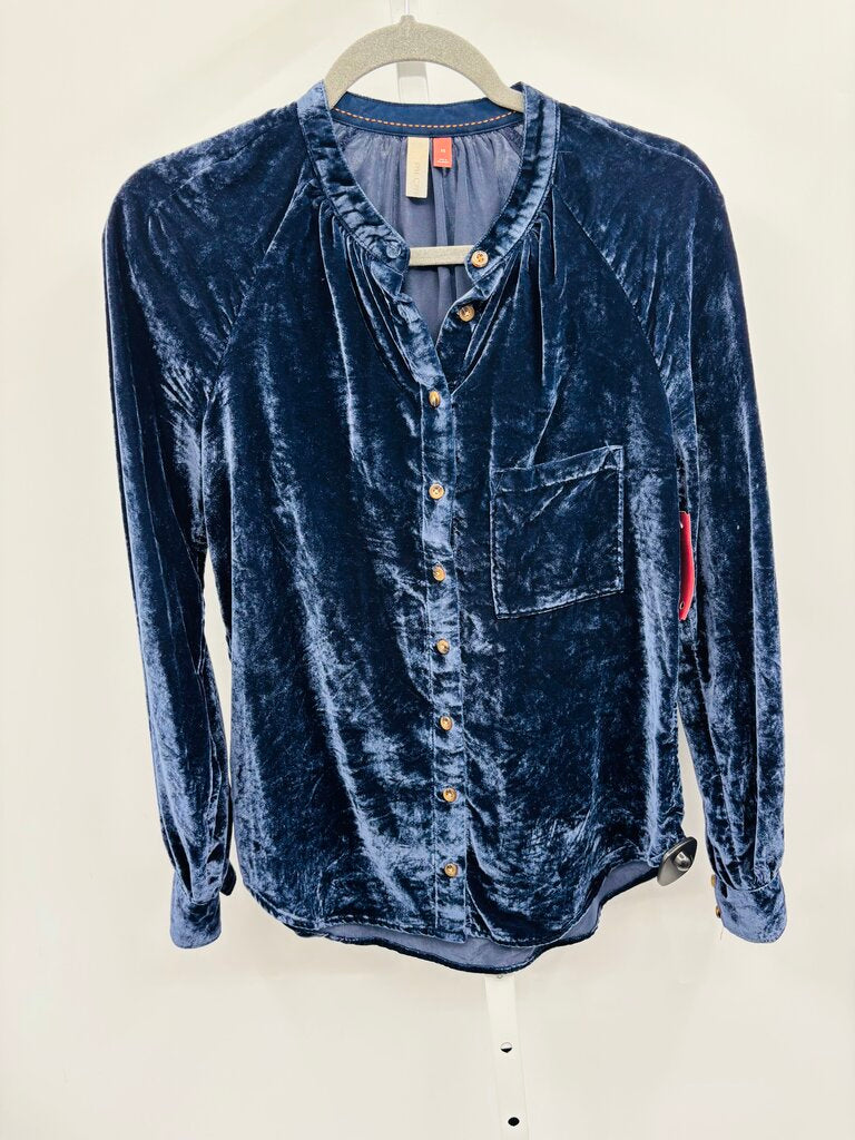 Pilcro Shirt Navy XS