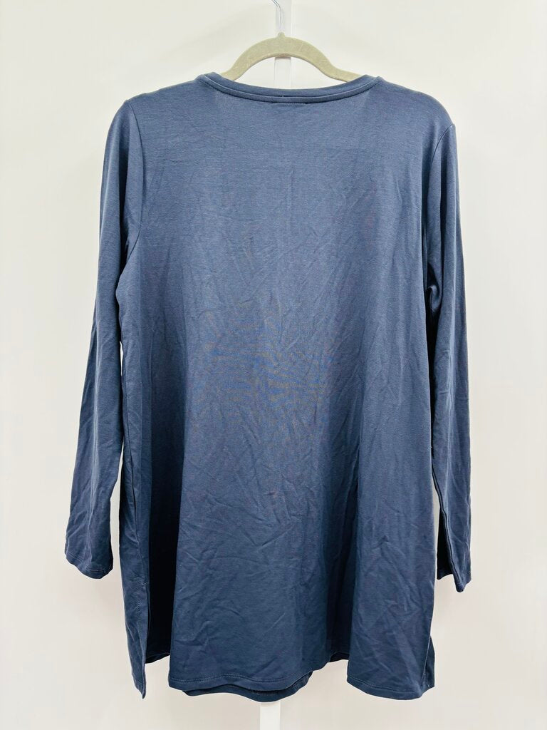 Eileen Fisher T-Shirt Navy L