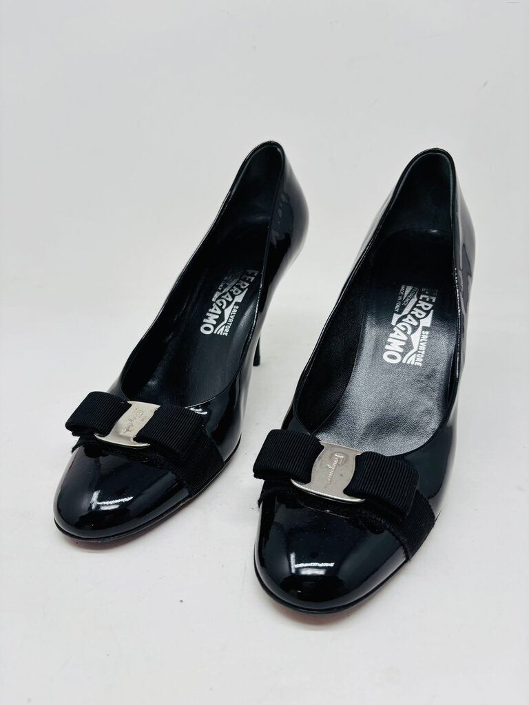 Ferragamo Heels Black 9