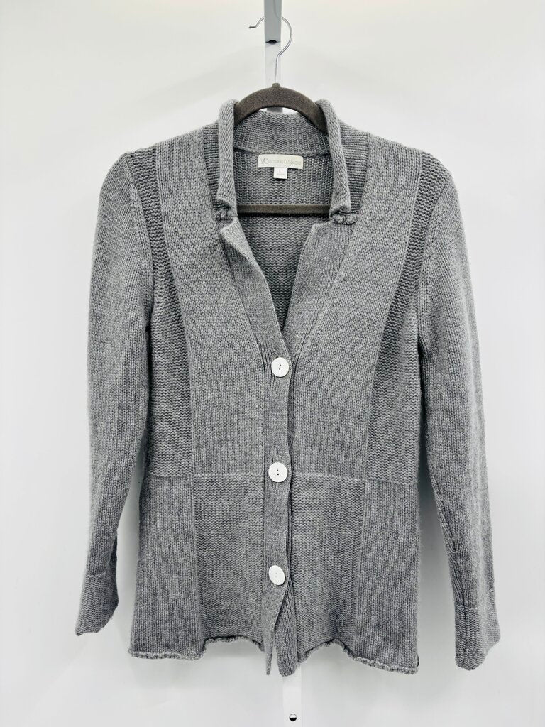 Victorai Cashmere Cardigan Grey L