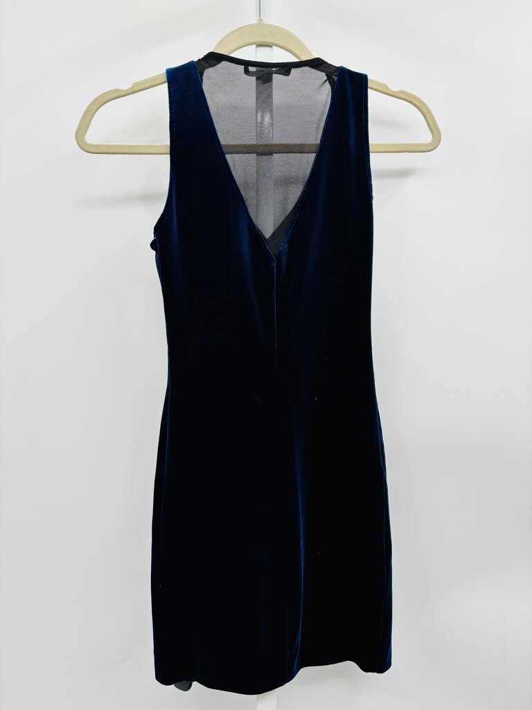 Velvet Dress Navy XS