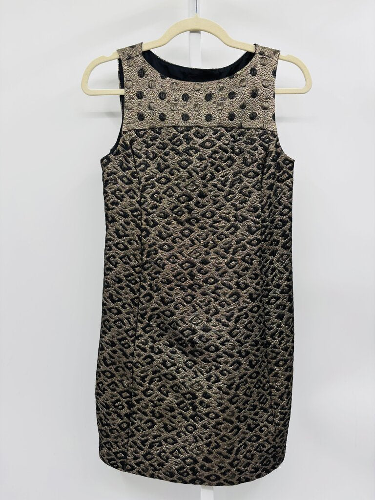Tibi Dress Gold 4
