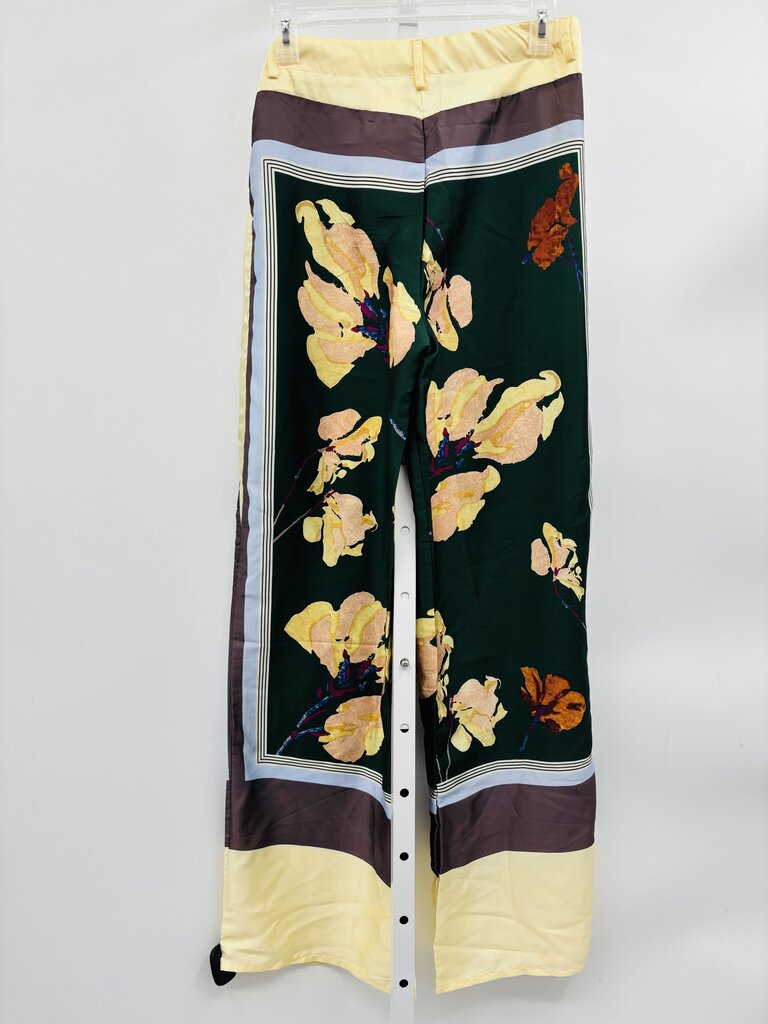 Indefeir Pants Wide Leg Yellow S