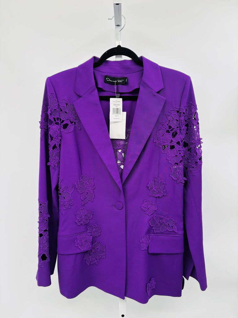 Oscar De La Renta Blazer Purple 12